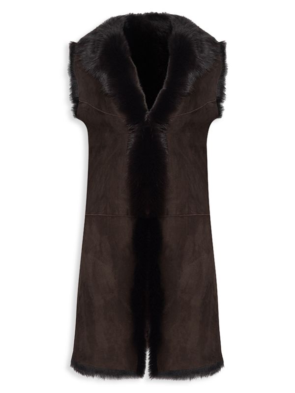 WOLFIE FURS Made For Generations Shearling Vest